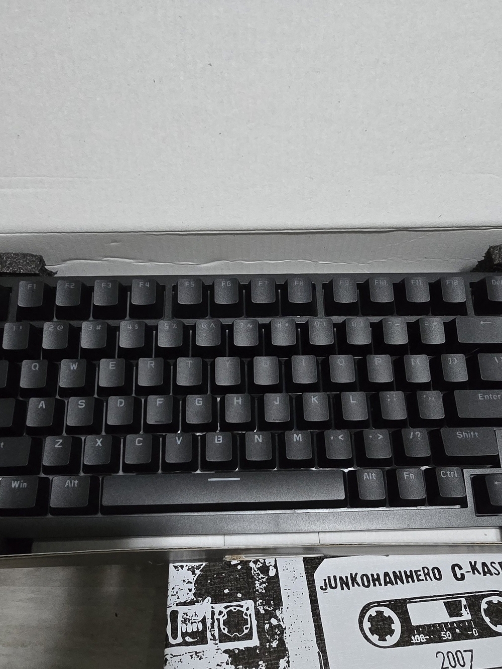 Compact Black Mechanical Keyboard for Everyday Typing